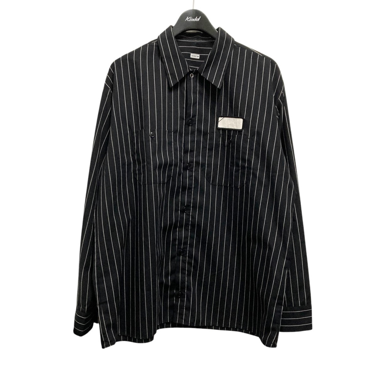 SEQUEL(シークエル) WORK SHIRTストライプシャツSQ 24SS SH 05 SQ 24SS 