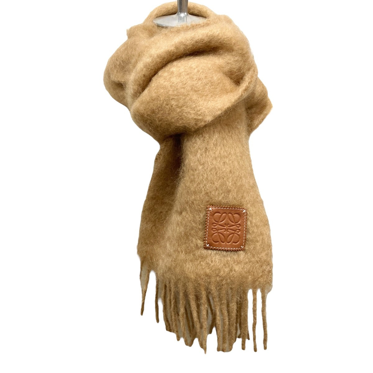 <傑作> loewe 20aw フリンジ マフラー 中古・古着通販】LOEWE (ロエベ) ウールフリンジマフラー ブルー