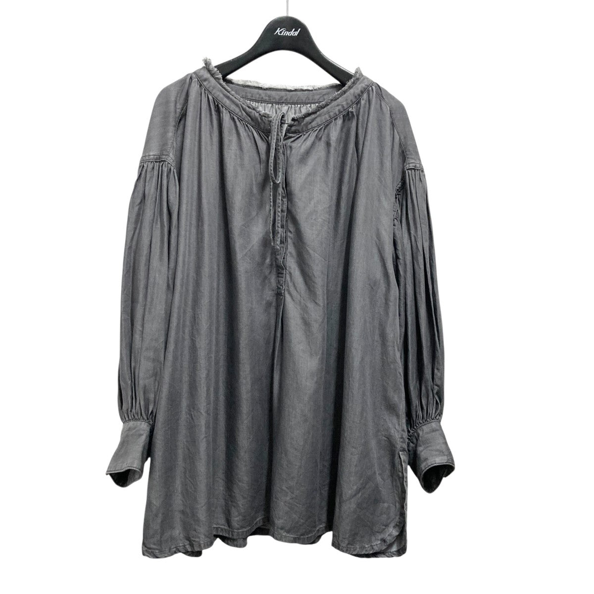 ヘルシーデニム Healthy denim プルオーバーブラウス 31648 グレー サイズ：0 Healthy denim(ヘルシーデニム) プルオーバーブラウス31648
