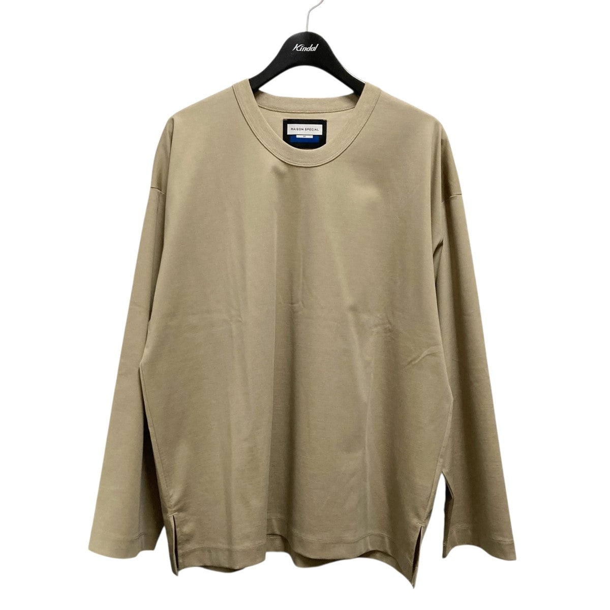 MAISON SPECIAL (メゾン スペシャル)ベージュトレーナー MAISON SPECIAL(メゾンスペシャル) ロングスリーブTシャツ