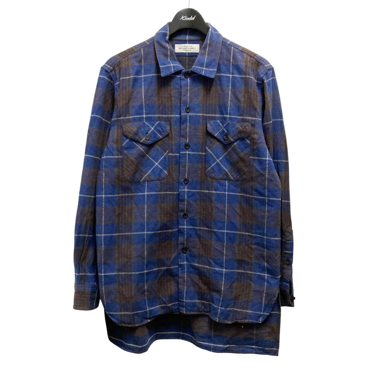 UNUSED チェック長袖シャツUS0717 古着・中古-1枚目のアイテム画像