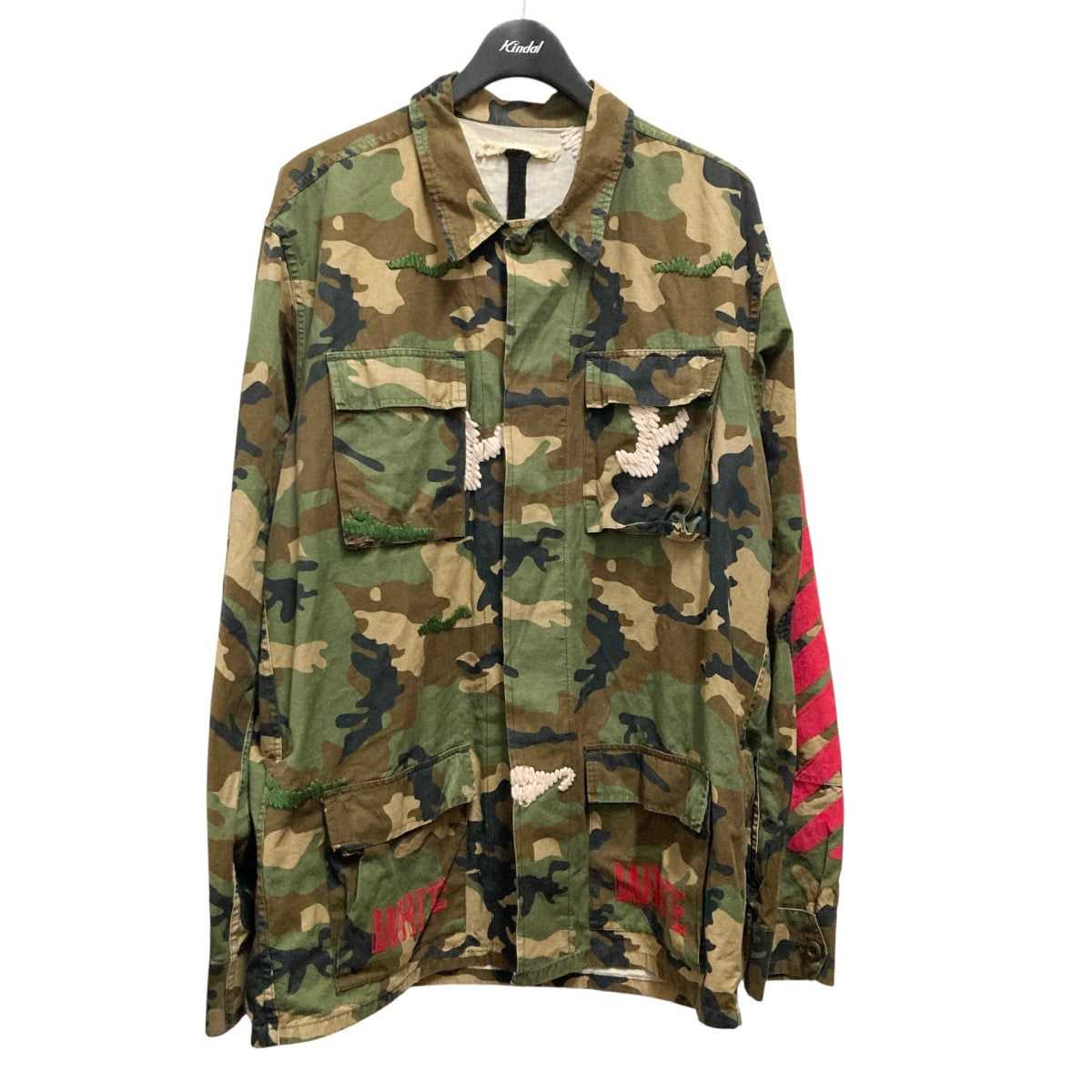 OFFWHITE(オフホワイト) 15SSEMBROIDERED CAMOUFLAGE FIELD JACKET 