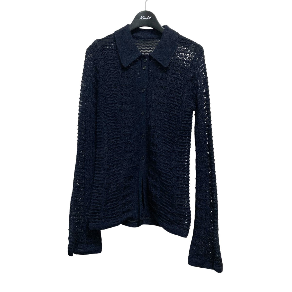 anuke Mix Knit Shirts アンヌーク　アイスブルー 新品【アンヌーク】Mix Knit Shirts アイスブルー ànuke online