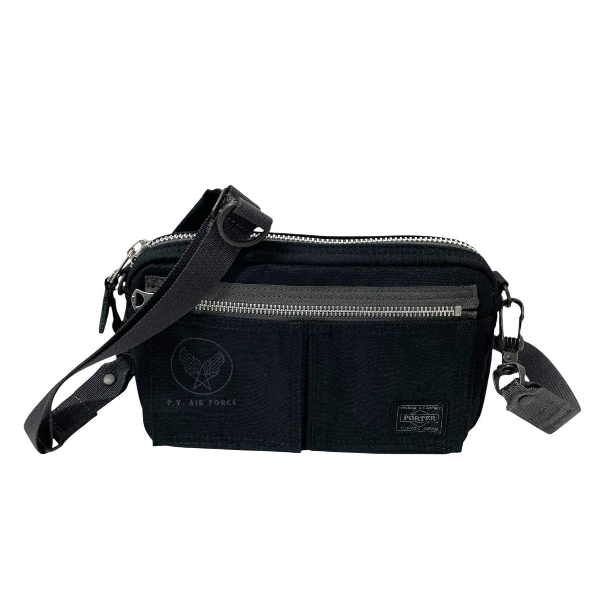 美品 PORTER ポーター ショルダーバッグ 2way トートバッグ ブラック 美品✨PORTER ポーター 2WAY トートバッグ ショルダー付