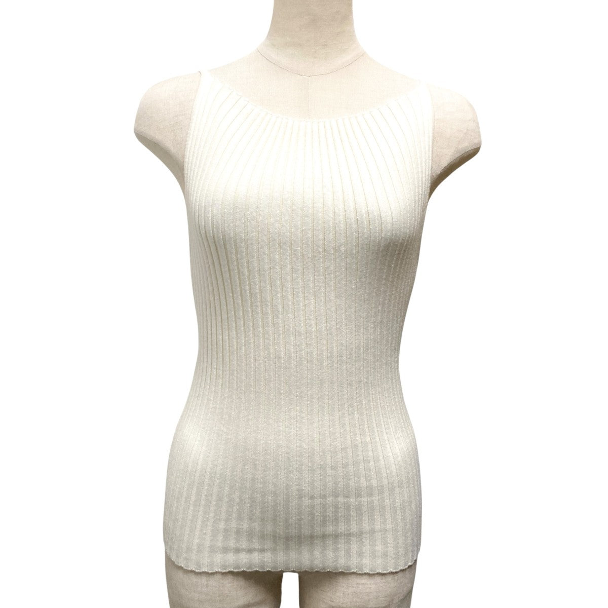 shishijkui KNIT CAMI 白 shishijkui KNIT CAMI 白