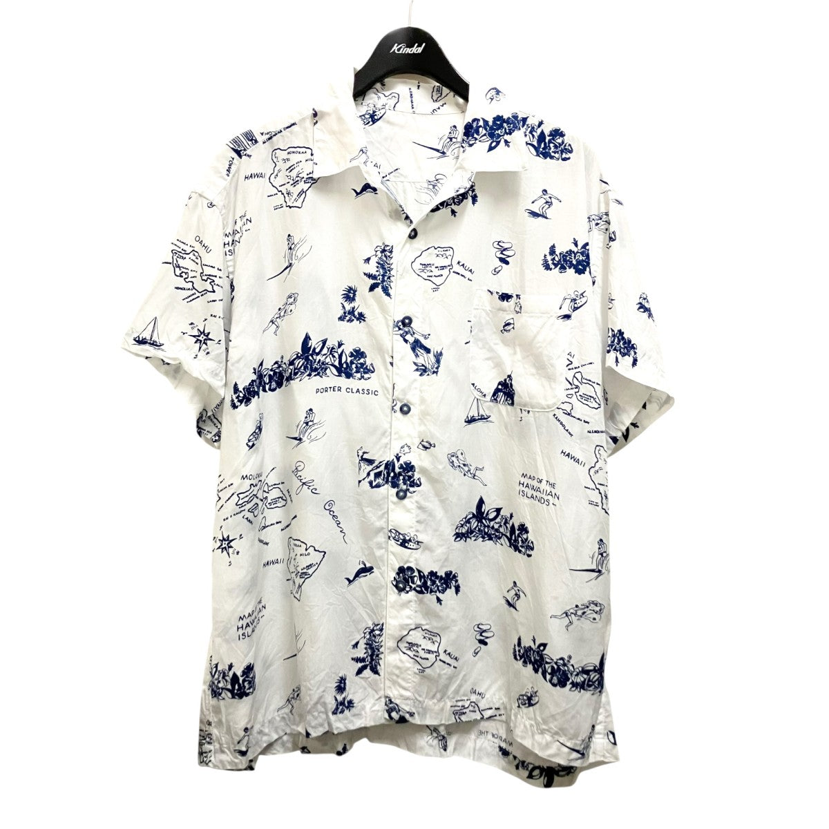 Porter Classic(ポータークラシック) ALOHA SH NAVY BLUE HAWAII半袖