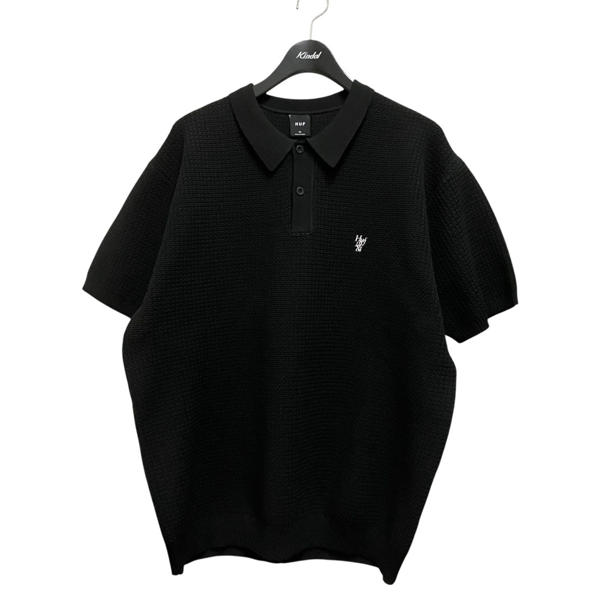 HUF(ハフ) HUF 1984 KNIT POLOニットポロシャツ ブラック サイズ XL