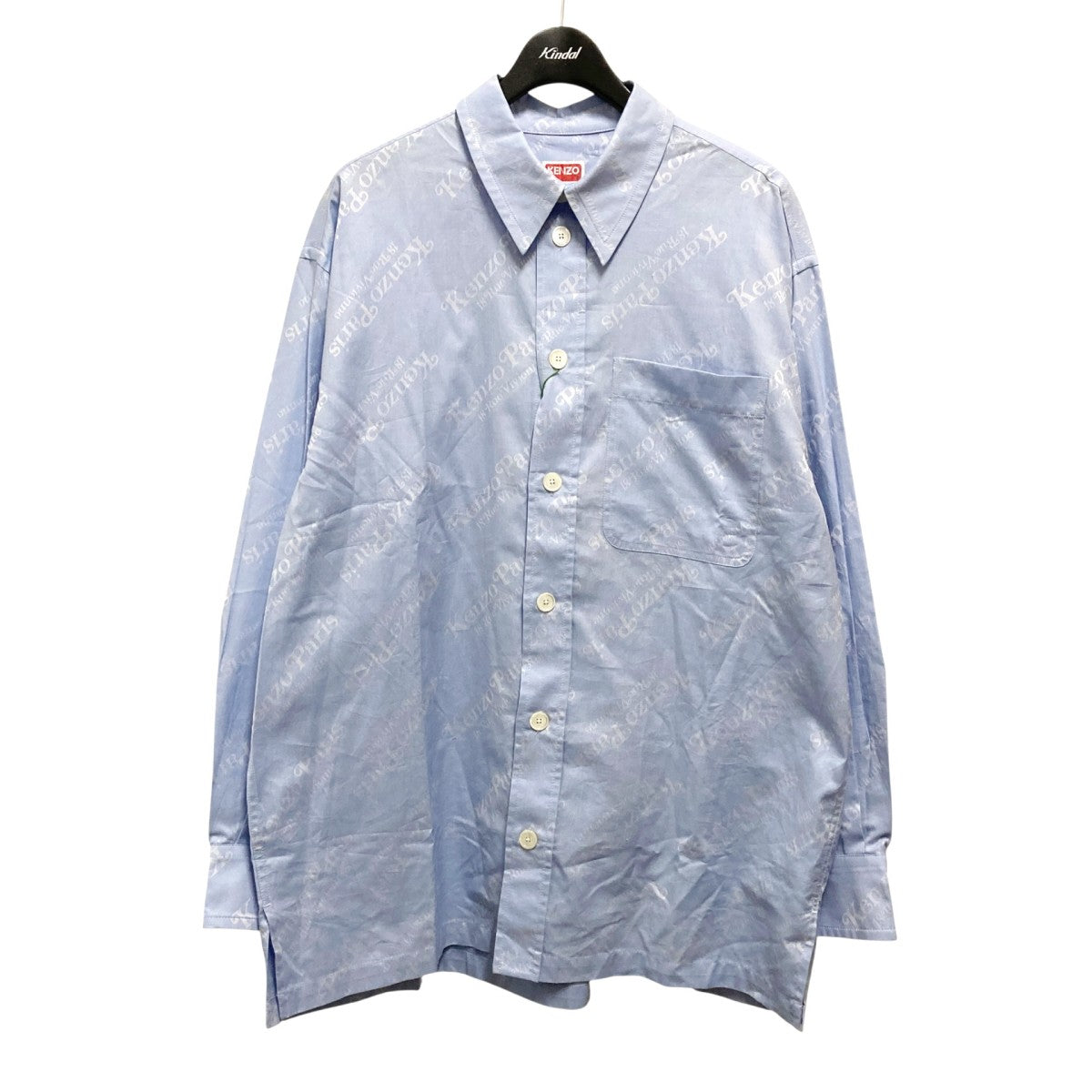 KENZO(ケンゾー) 総柄長袖シャツFE55CH5079JM FE55CH5079JM サックス