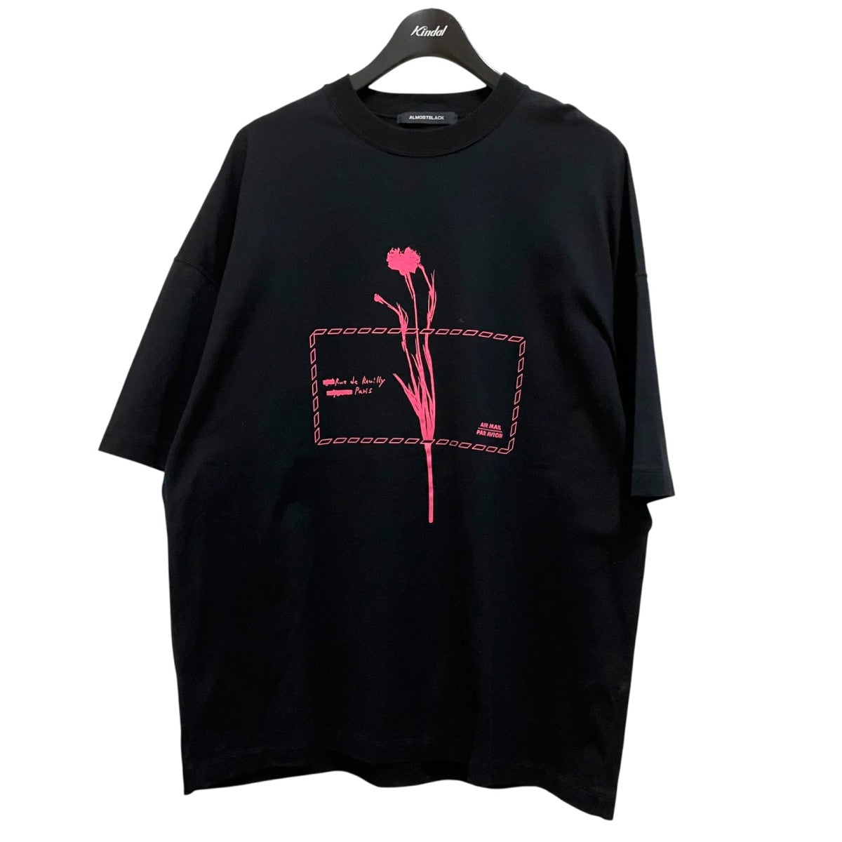 ALMOSTBLACK(オールモストブラック) PRINT S／S TEE半袖Tシャツ21SS