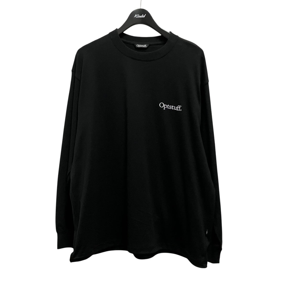 Optstuff ブラック長袖カットソー XL optstaff(オプトスタフ) 長袖Tシャツ ブラック サイズ XL｜【公式