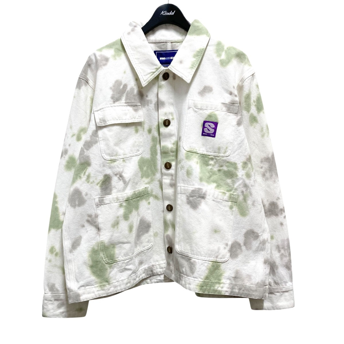 wind and sea uneven Dye カバーオール WIND AND SEA(ウィンダンシー) Uneven Dye Cover AllカバーオールWDS O