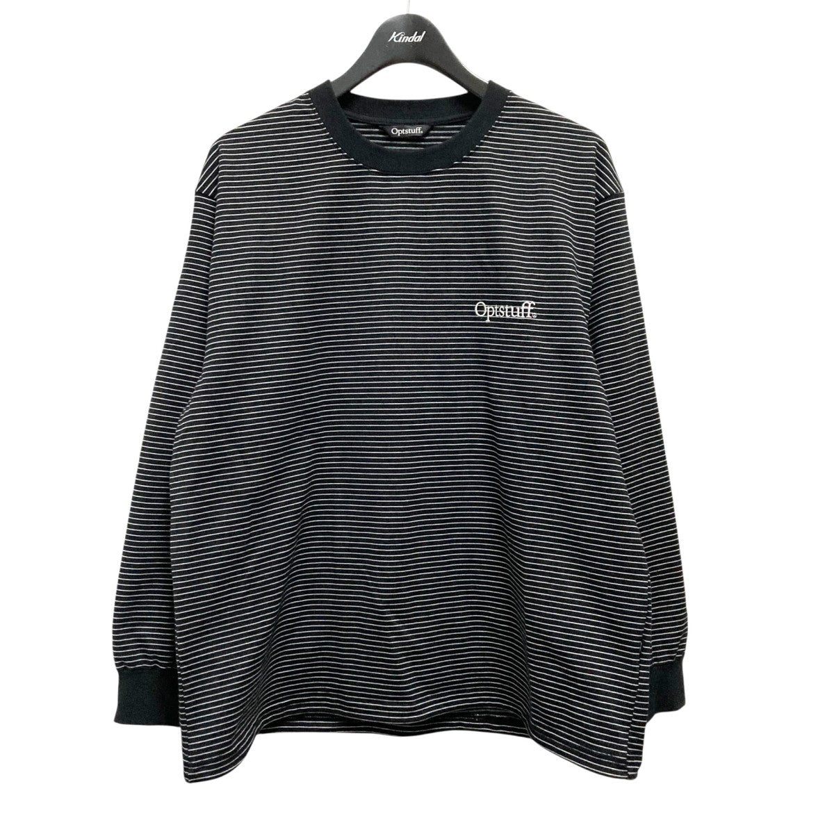 Optstuff(オプトスタフ) DRAWSTRING BORDER LONG SLEEVE T-SHIRT