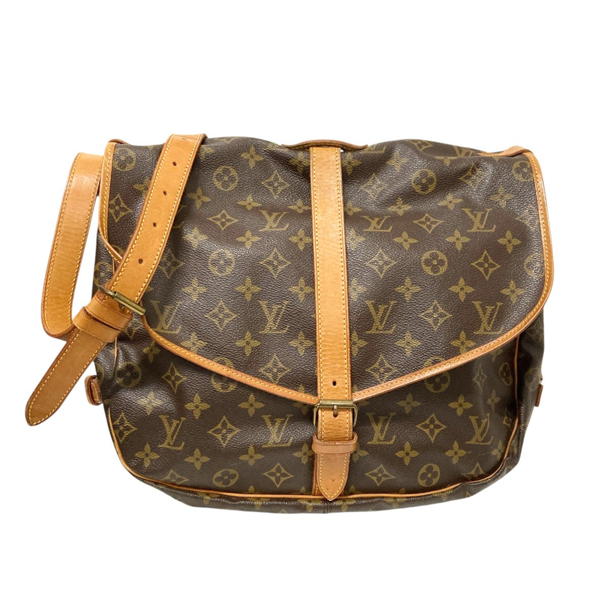 LOUIS VUITTON ソミュール35 ショルダー　モノグラム M42254 LOUIS VUITTON(ルイヴィトン) ソミュール35モノグラムショルダーバッグ