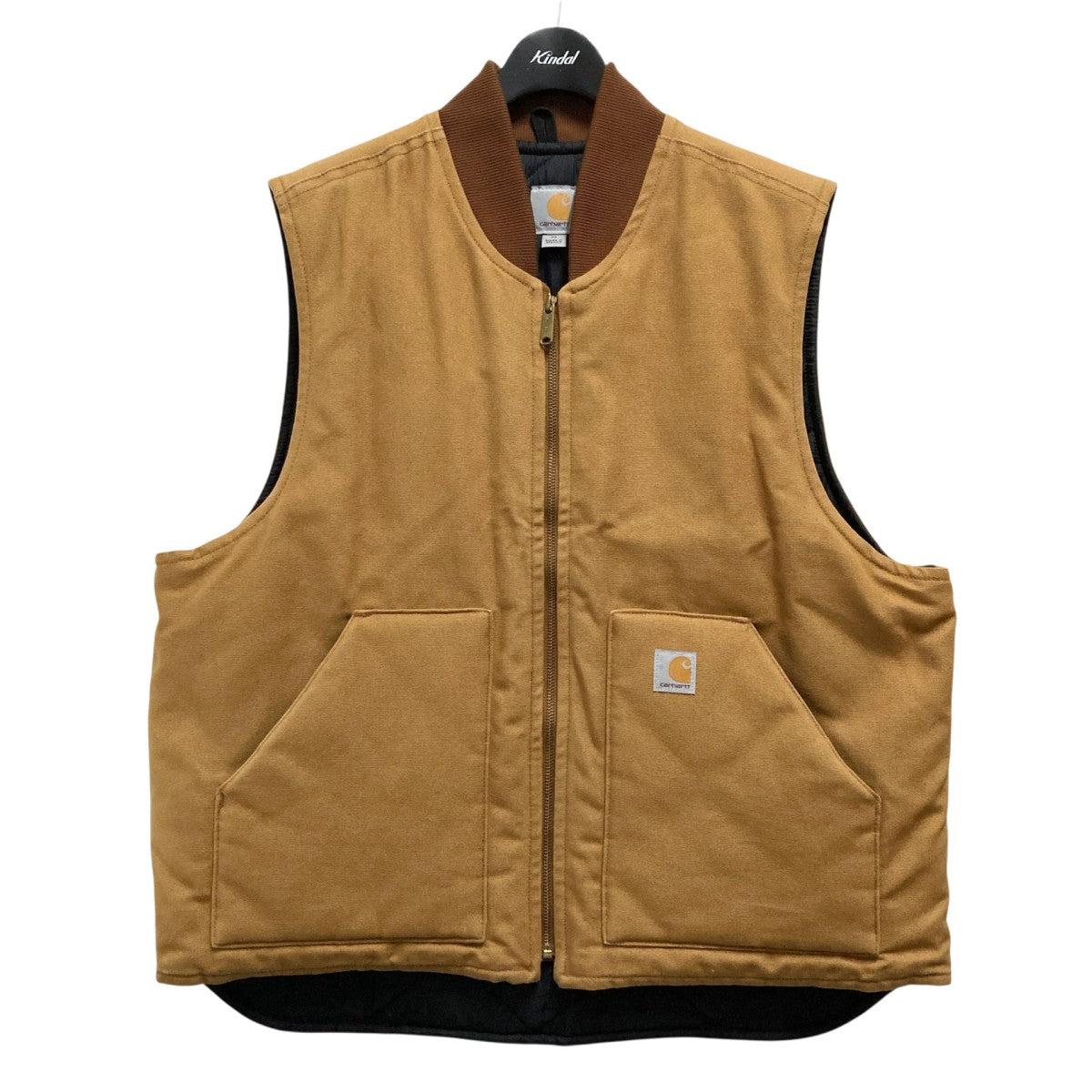 CarHartt(カーハート) DUCK Vest中綿ベストV01 BRN V01 BRN ベージュ