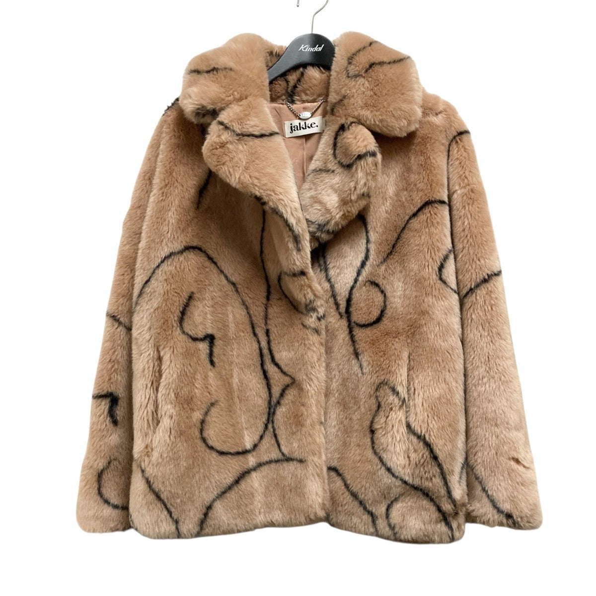 jakke×Simone Brewster フェイクファージャケットJ1800 J1800 ピンク