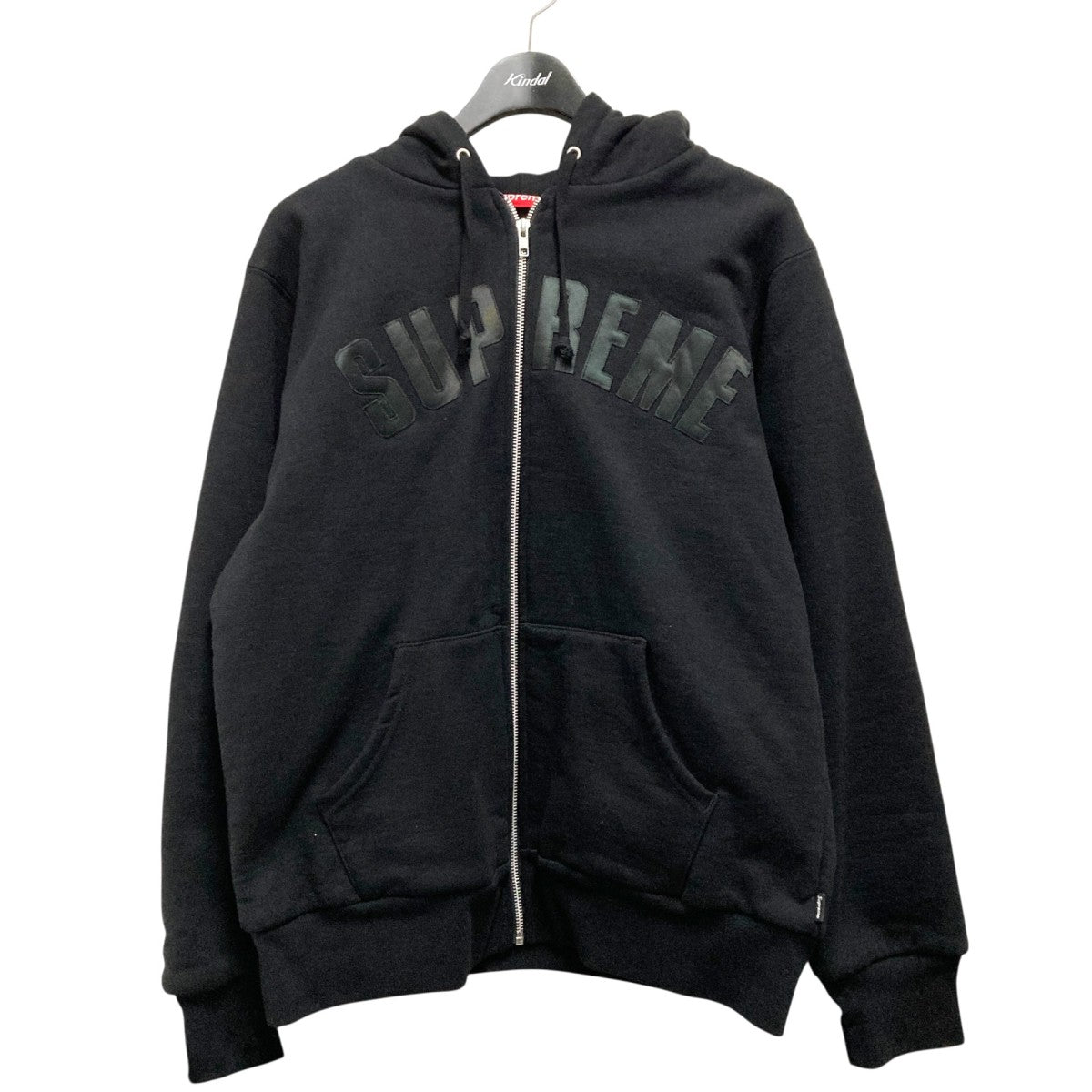 Supreme Arc Logo Thermal Zip Up Sweat 黒L Supreme(シュプリーム) Arc Logo Thermal Zip Up Sweatジップ