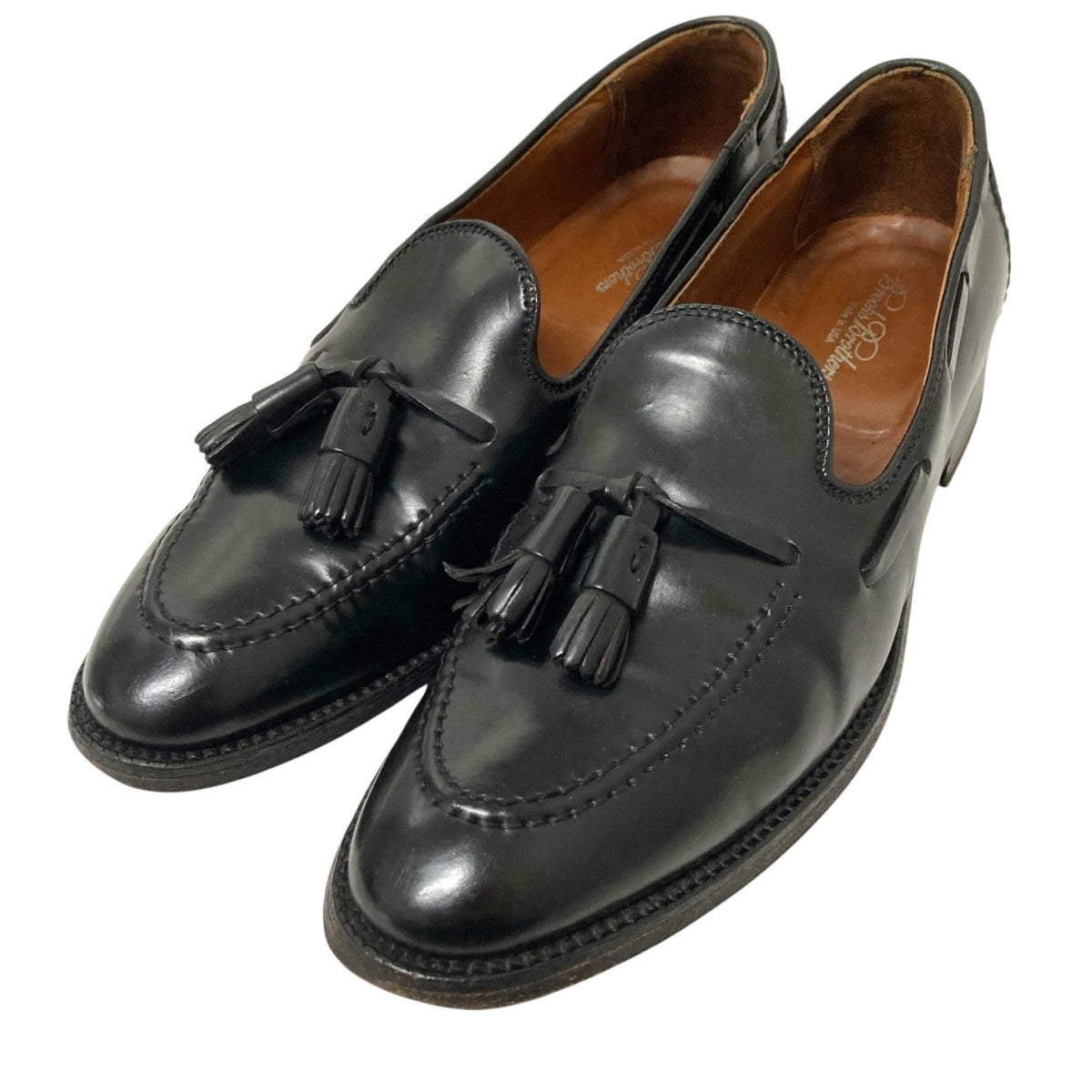 J*Z様 ブルックスブラザーズ USA製 タッセルローファー 26cm Brooks Brothers × Crockett & Jones カウレザー キャベン