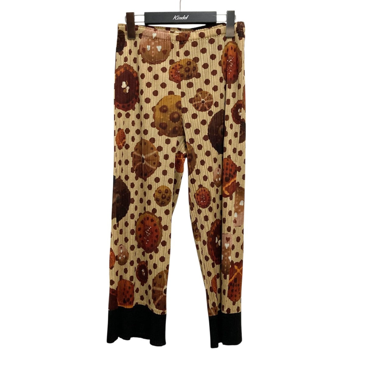 PLEATS PLEASE プリーツプリーズ 柄パンツ サイズ1 PLEATS PLEASE(プリーツプリーズ) 総柄プリーツパンツPP71 JF844