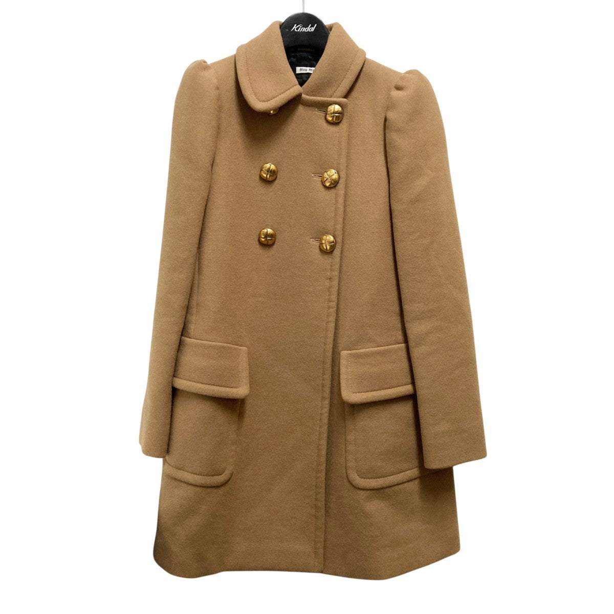 MIU MIU アンゴラ混コート 古着・中古-1枚目のアイテム画像