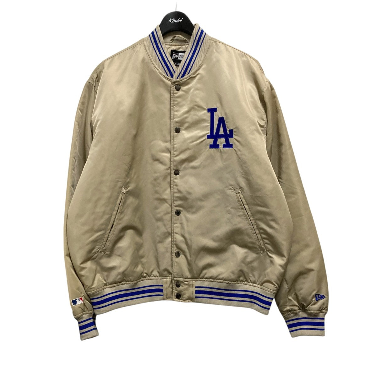 ニューエラ MLB ロサンゼルス ドジャース スタジャン　ベージュ New Era(ニューエラ) Los Angeles Dodgersスタジャン ベージュ×ブルー