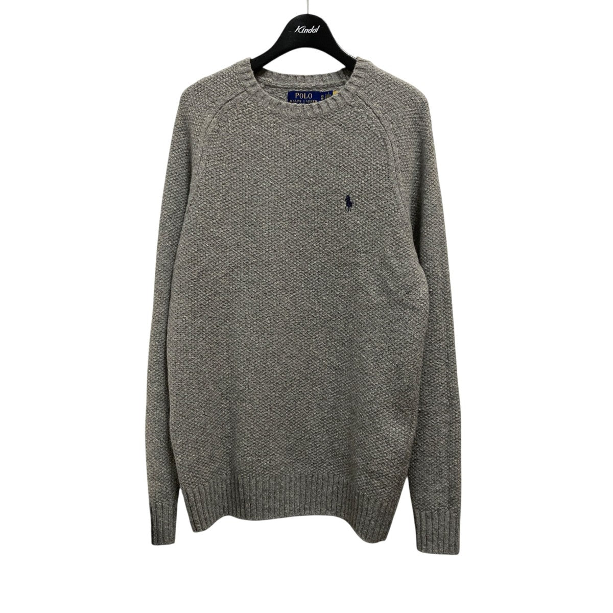 POLO RALPH LAUREN(ポロラルフローレン) ラグランニット グレー サイズ