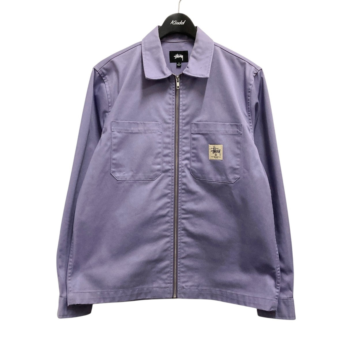 90s Stussy ジップアップ　スイングトップジャケット STUSSY （ステューシー） 90年代 ロゴ刺繍 スウィングトップ メンズ