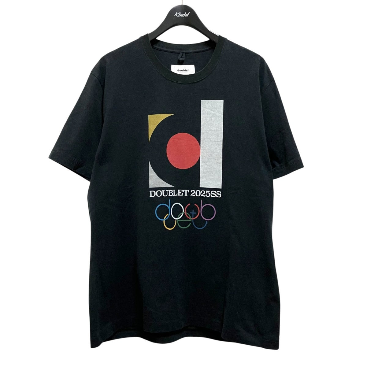 doublet(ダブレット) 半袖Tシャツ25SS46CS383 25SS46CS383 ブラック