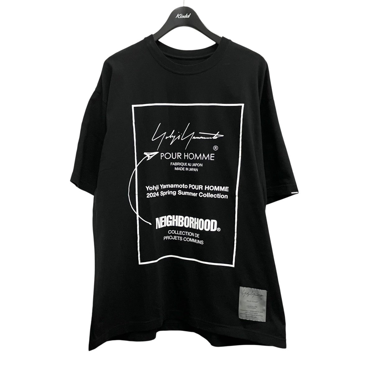 NEIGHBORHOOD×YOHJI YAMAMOTO JERSEY PT SHORT SLEEVE TプリントT