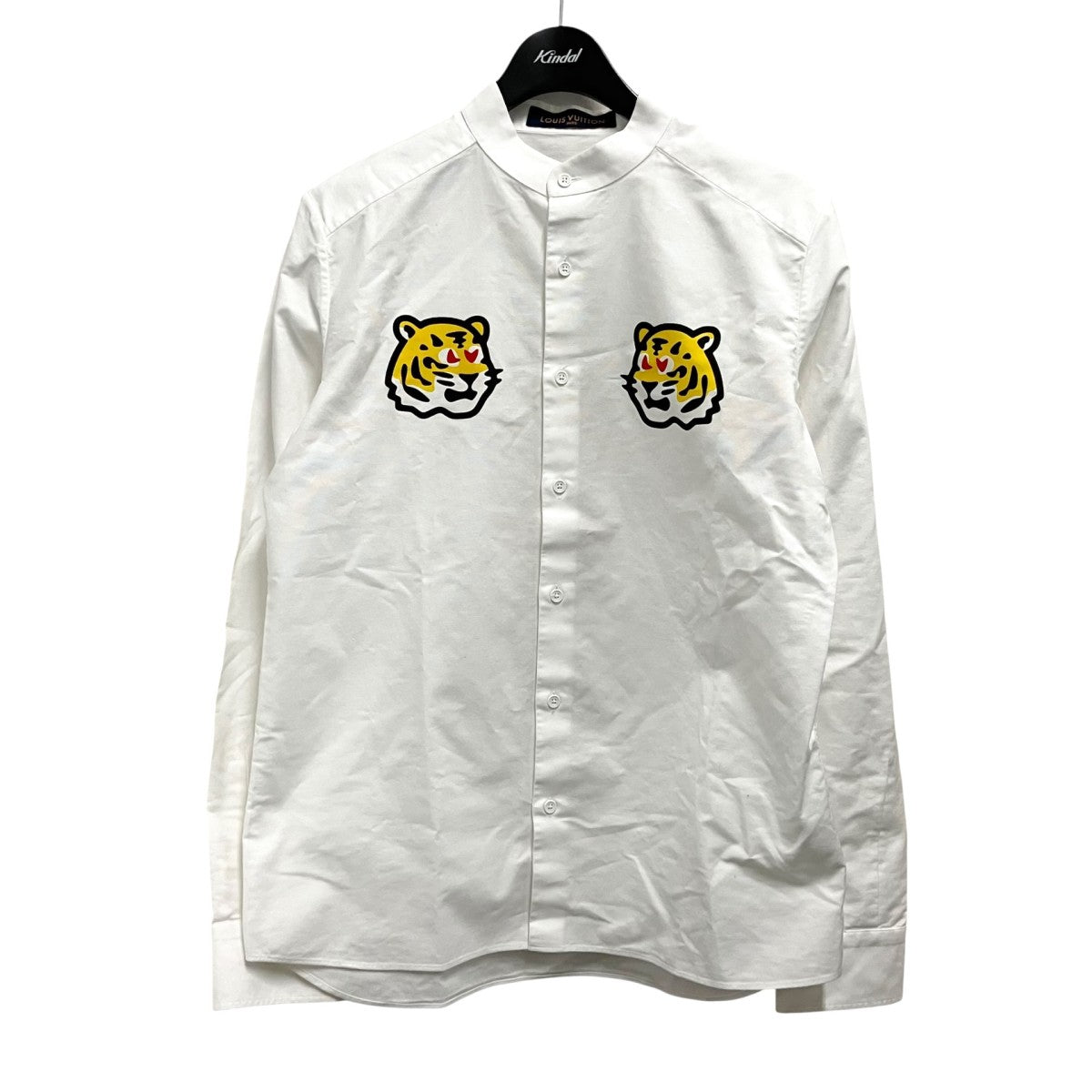 LOUIS VUITTON×NIGO PRINTED TIGGERS MAO COLLAR SHIRTタイガー