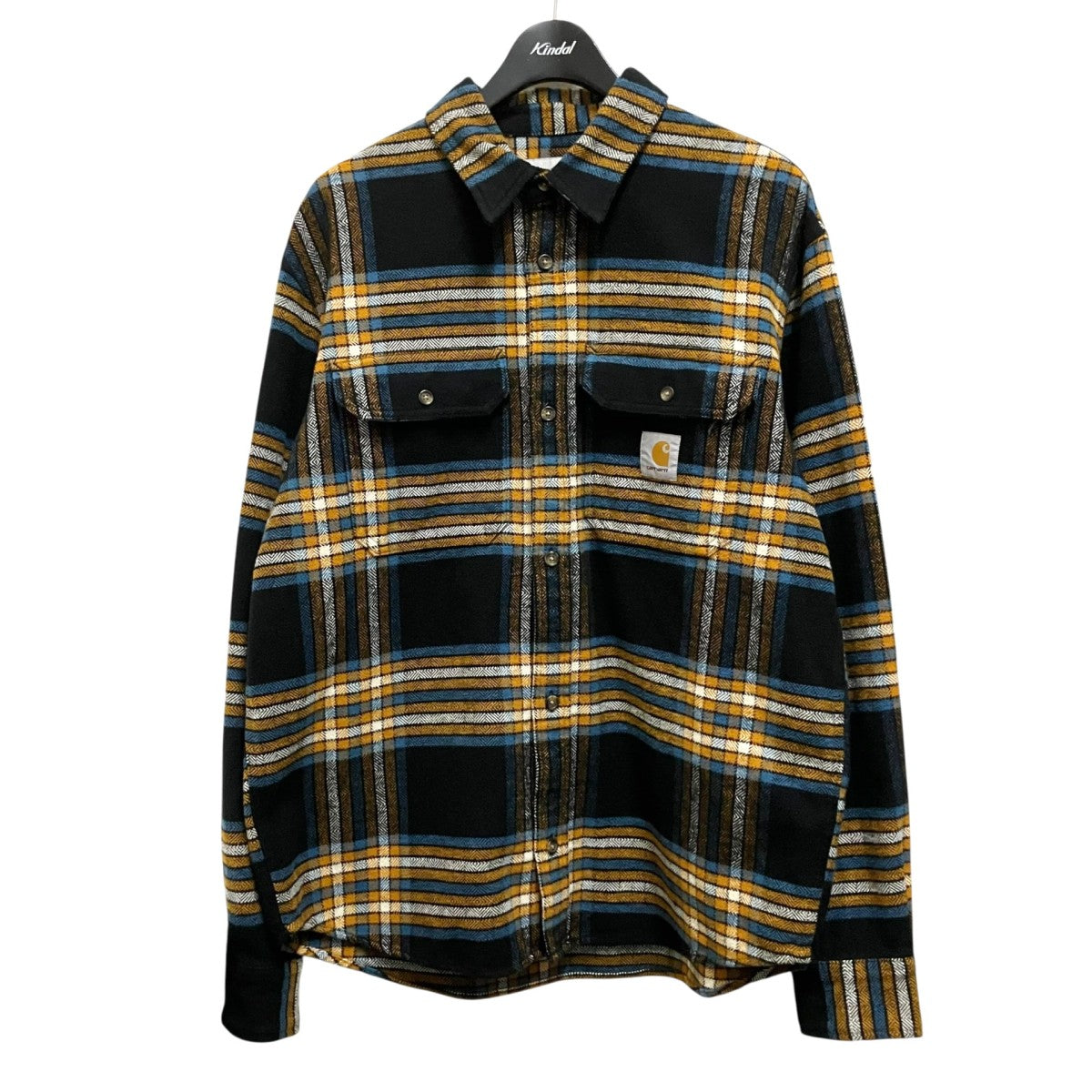 CarHartt(カーハート) チェックネルシャツI032266 I032266 ブラック