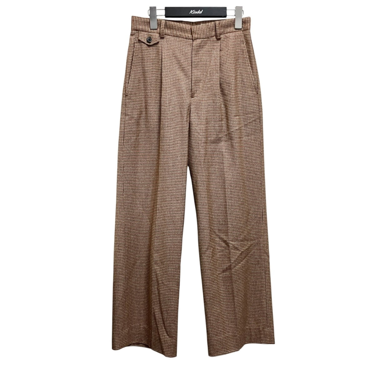 Aquascutum チェックパンツ5023440012 75 古着・中古-1枚目のアイテム画像