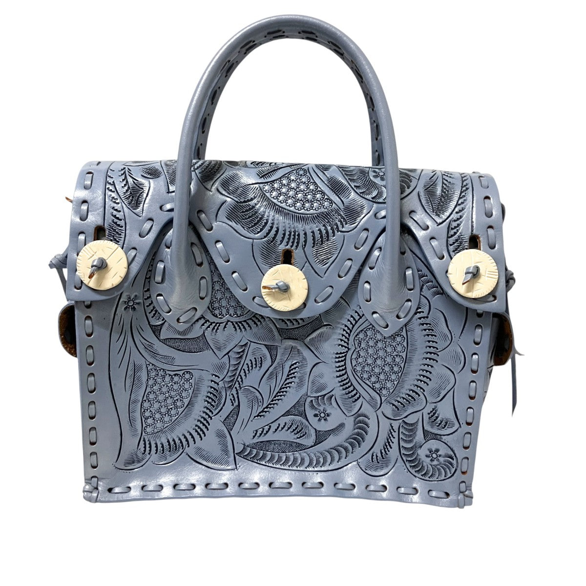 わたがし CARVING TRIBES Maestra S CARVING TRIBES(カービングトライブス) Maestra Sハンドバッグ スカイ