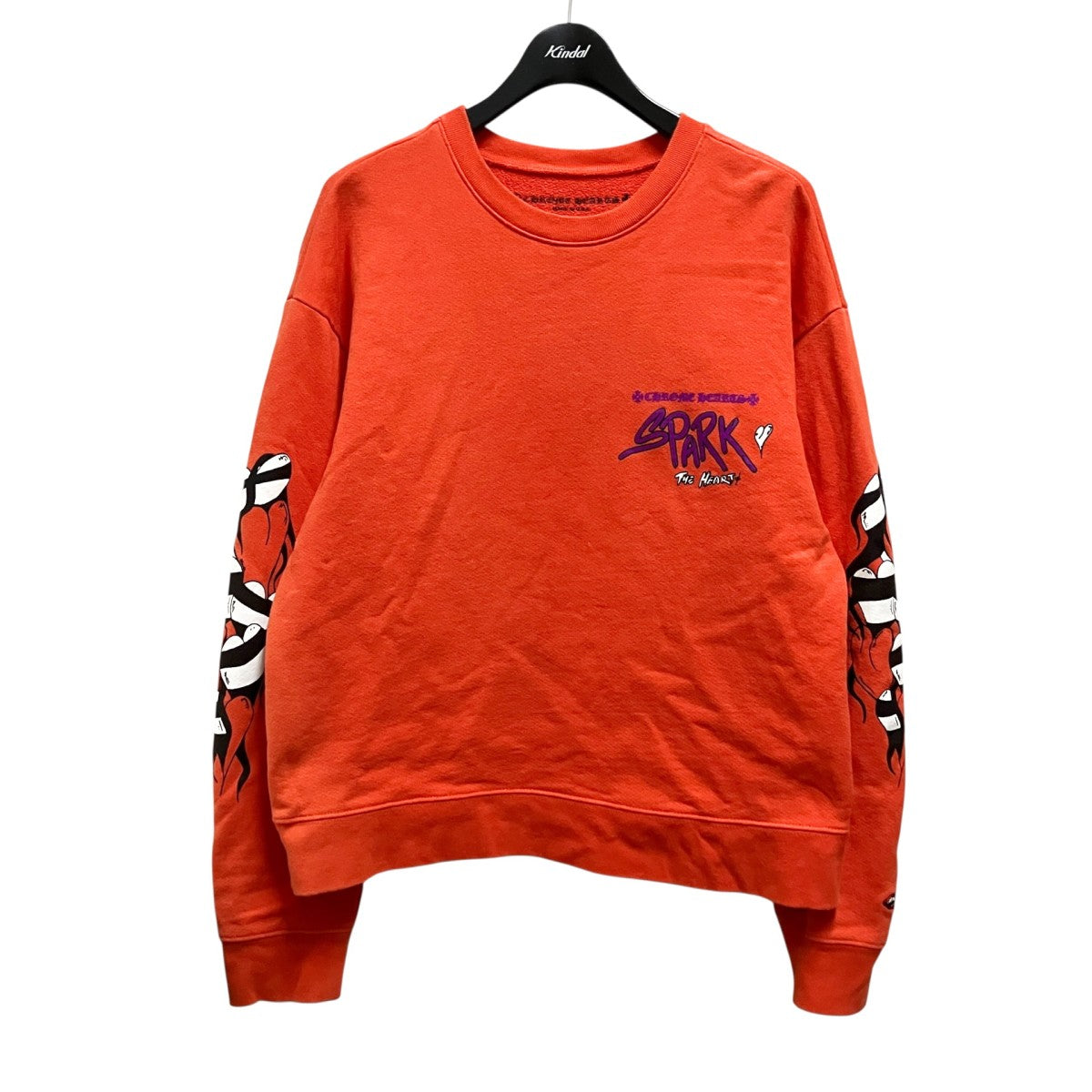 CHROME HEARTS×MATTY BOY PPOSPARK THE HEARTスウェットトレーナー