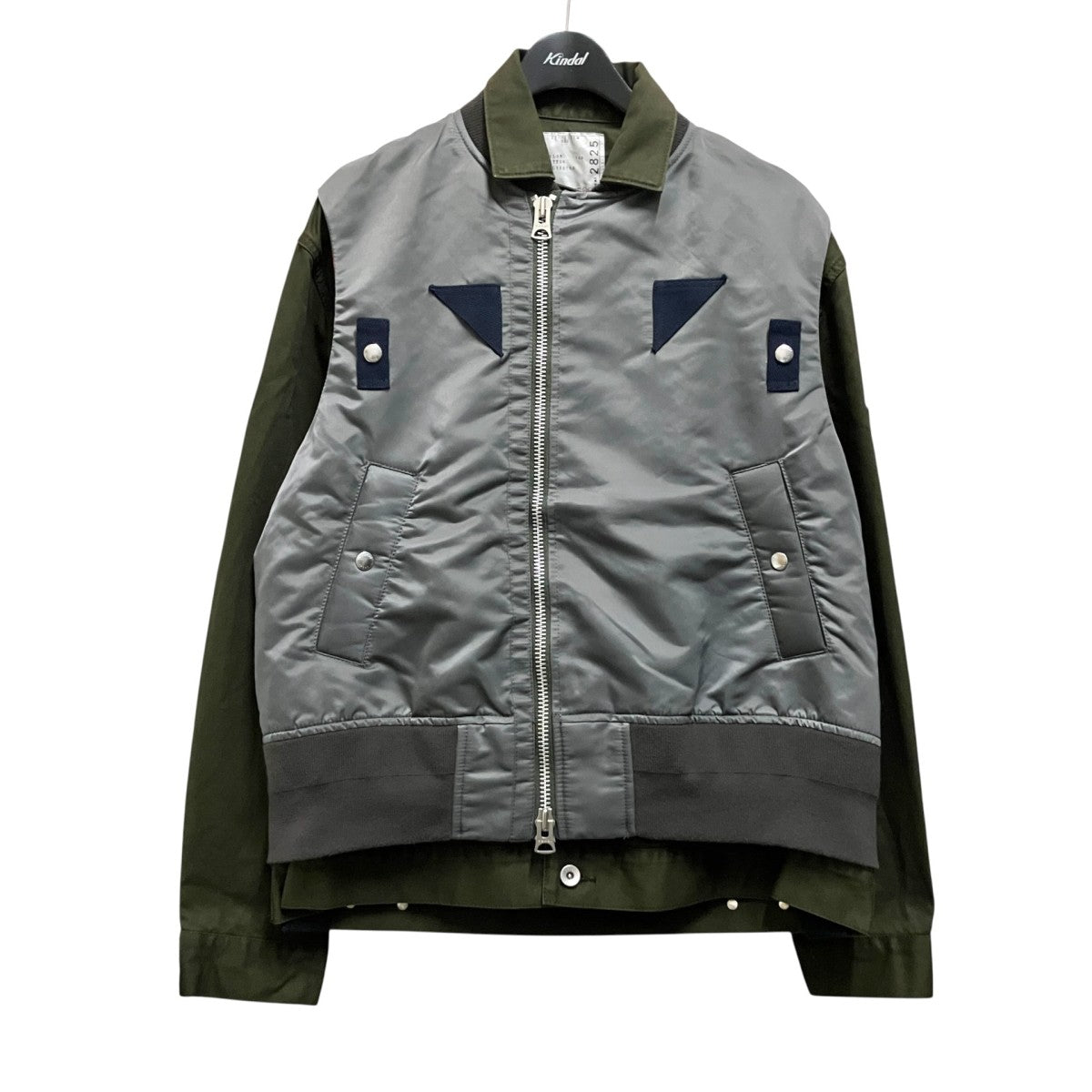 sacai(サカイ) Nylon Twill Mix Blousonレイヤードジャケット22 02825M