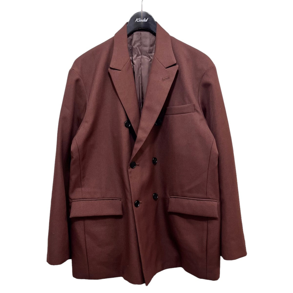 ALLEGE(アレッジ) 「W Peakeed Lapel Jacket」テーラードジャケット AH18W-JK01 ブラウン サイズ  15｜【公式】カインドオルオンライン ブランド古着・中古通販【kindal】