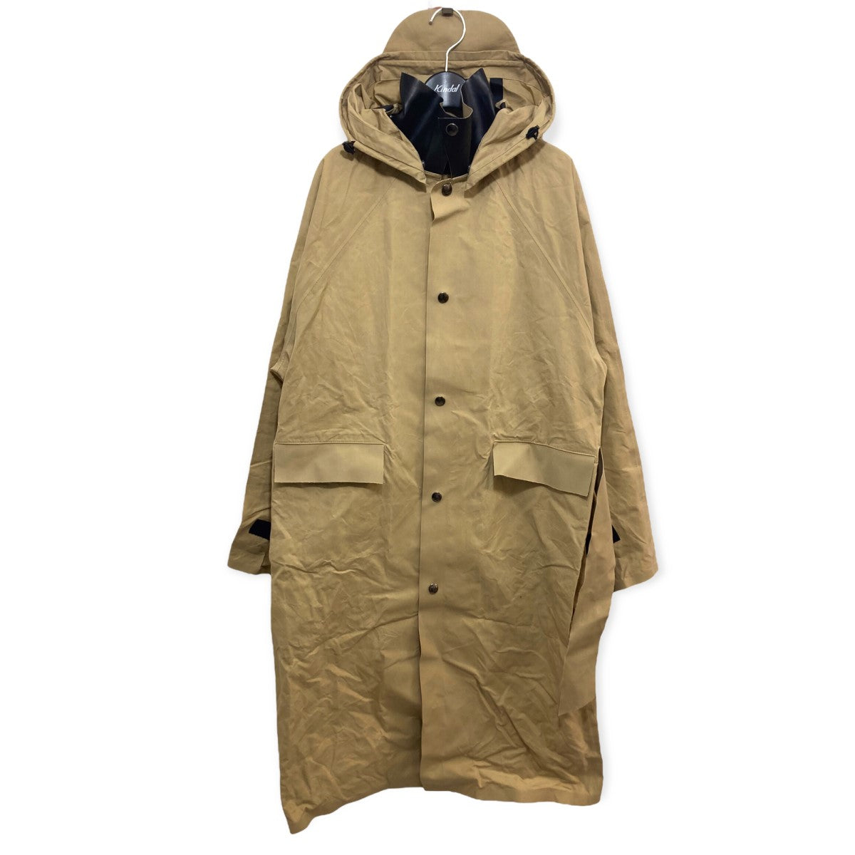 KASSL EDITIONS(カッスルエディションズ) 21AW 「Oversized Hood Coat Original Below Belt」  コート ベージュ サイズ 14｜【公式】カインドオルオンライン ブランド古着・中古通販【kindal】