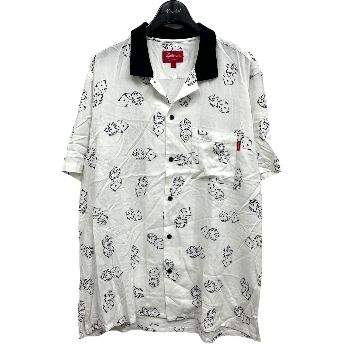 SUPREME(シュプリーム) ｢Dice Rayon S／S Shirt｣ 開襟シャツ ホワイト サイズ 13｜【公式】カインドオルオンライン  ブランド古着・中古通販【kindal】