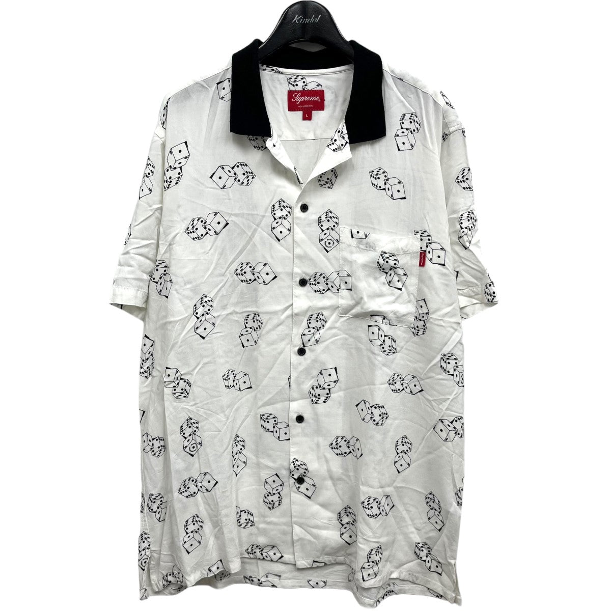 SUPREME(シュプリーム) ｢Dice Rayon S／S Shirt｣ 開襟シャツ ホワイト ...