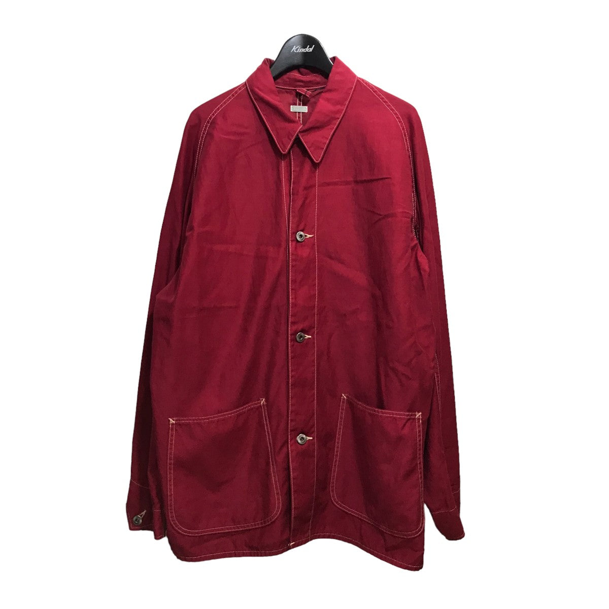 A．PRESSE(アプレッセ) 23SS「Over Dyeing Coverall Jacket (Red 