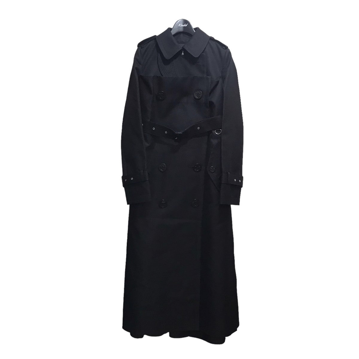 sacai(サカイ) 「a-line trench coat with contrasting panel 