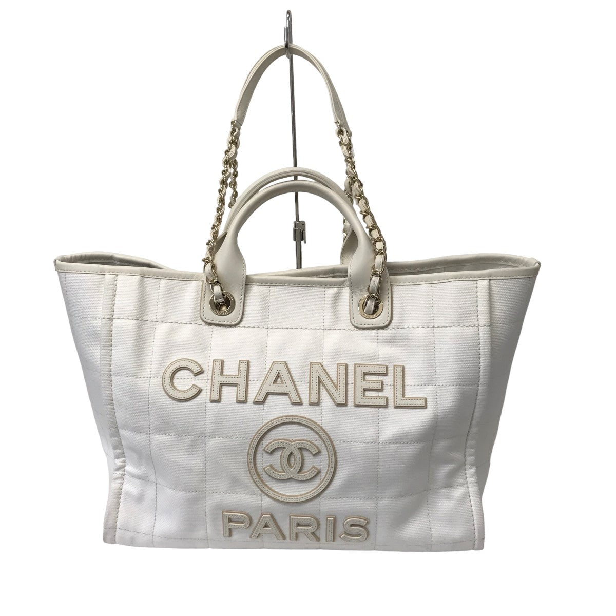 CHANEL(シャネル) ドーヴィルGM ラージショッピンク2wayトートバック゛