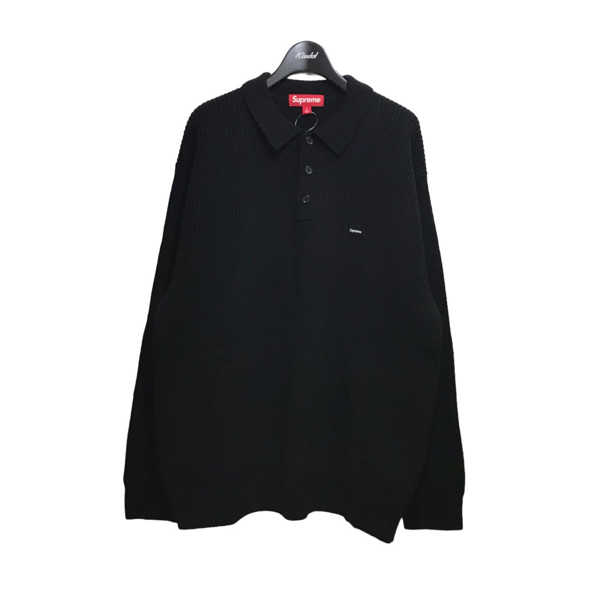 BlackSupreme Small Box Polo Sweater Mサイズ ブラック