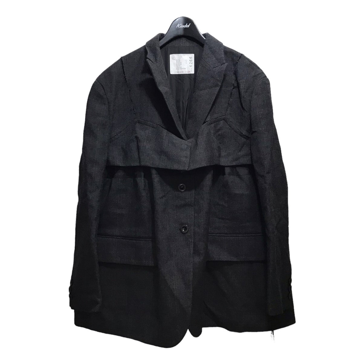 sacai(サカイ) 22AW「Check Bonding Jacket」テーラードジャケット 22