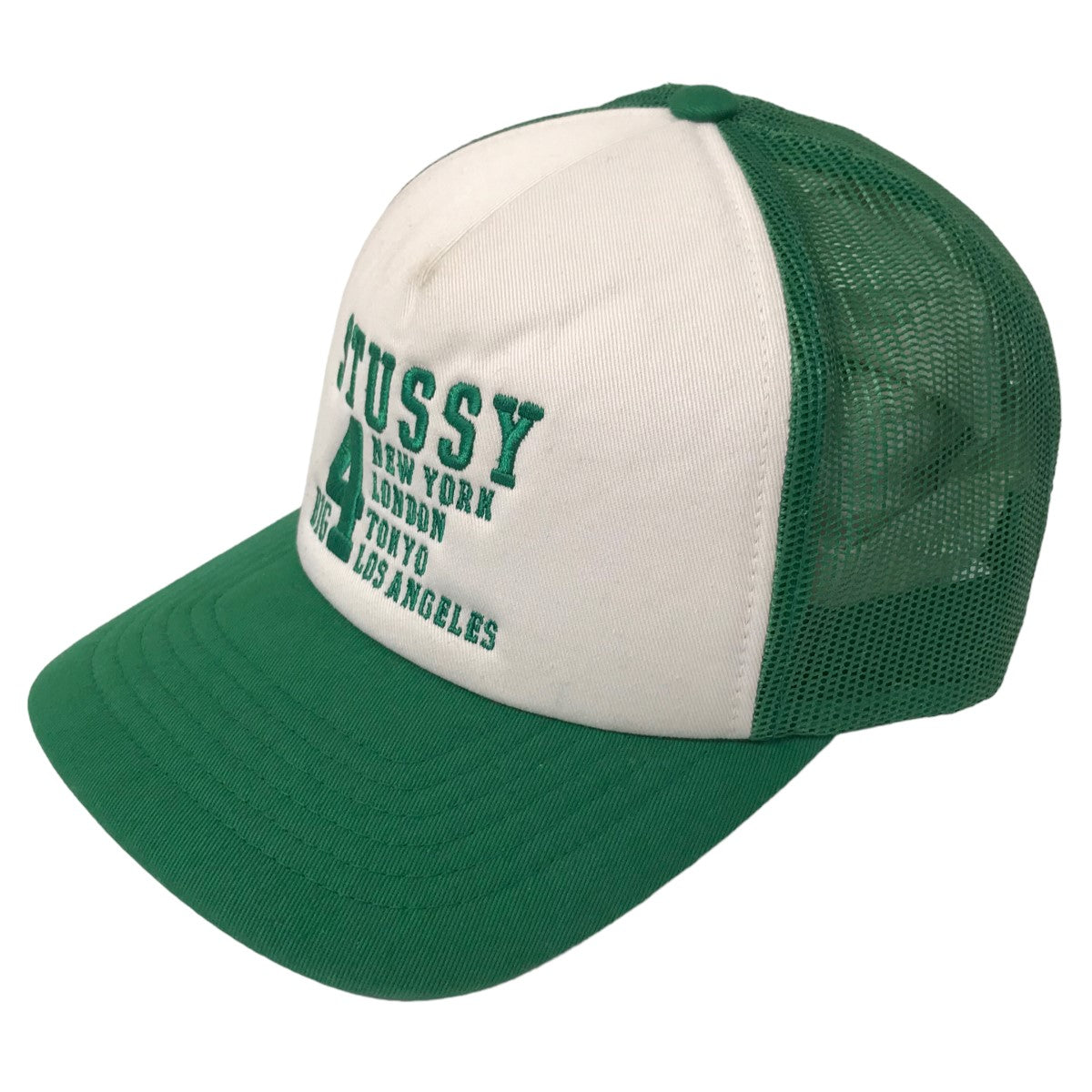 STUSSY ステューシー TRUCKER BIG 4 SNAPBACK 素敵な - 帽子