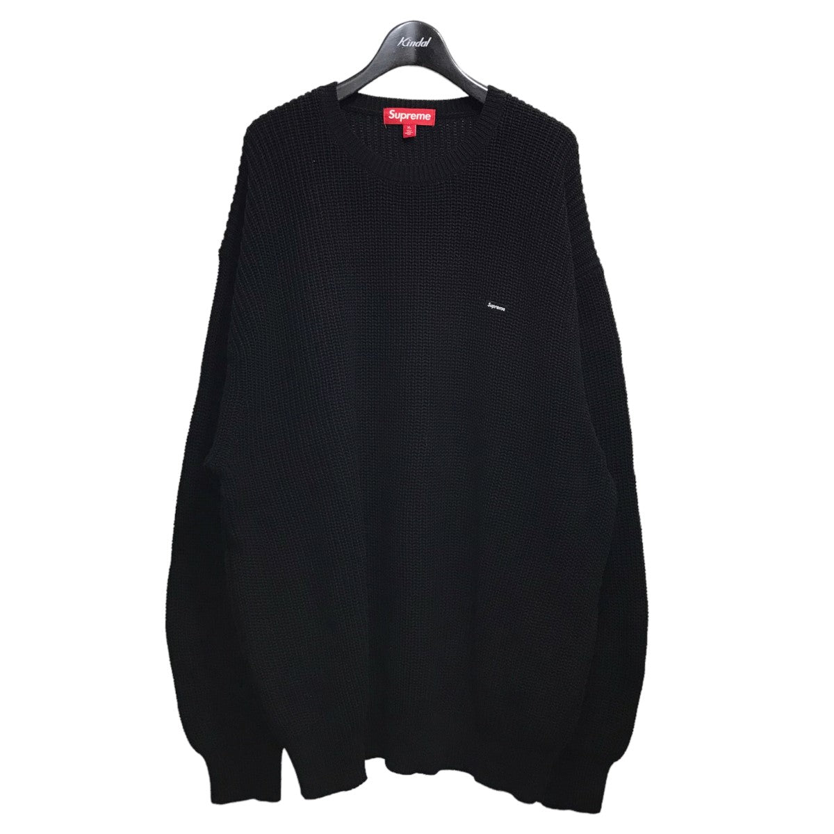 Supreme(シュプリーム) 23AW｢Small Box Ribbed Sweater ｣スモールボックスリブセーター ブラック サイズ  XL｜【公式】カインドオルオンライン ブランド古着・中古通販【kindal】