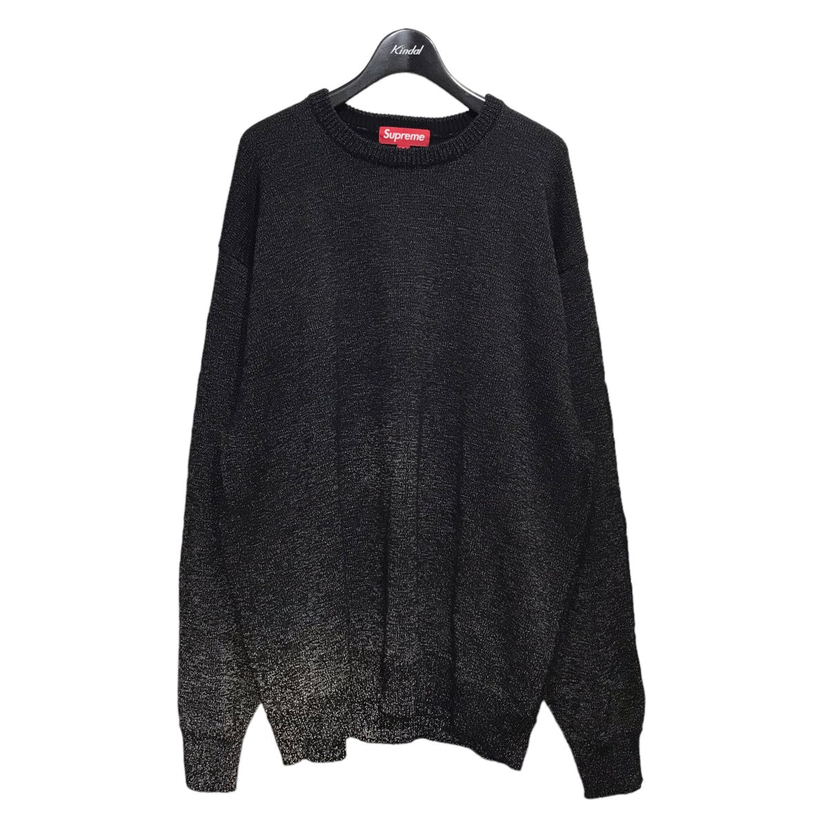 SUPREME(シュプリーム) 24SS 「Reflective Sweater」クルーネックニット ブラック サイズ  12｜【公式】カインドオルオンライン ブランド古着・中古通販【kindal】