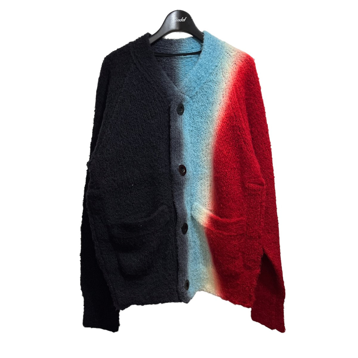 sacai(サカイ) 23AW Tie Dye Knit Cardigan タイダイニットカーディガン 23-03167M ブラック×レッド サイズ  19｜【公式】カインドオルオンライン ブランド古着・中古通販【kindal】