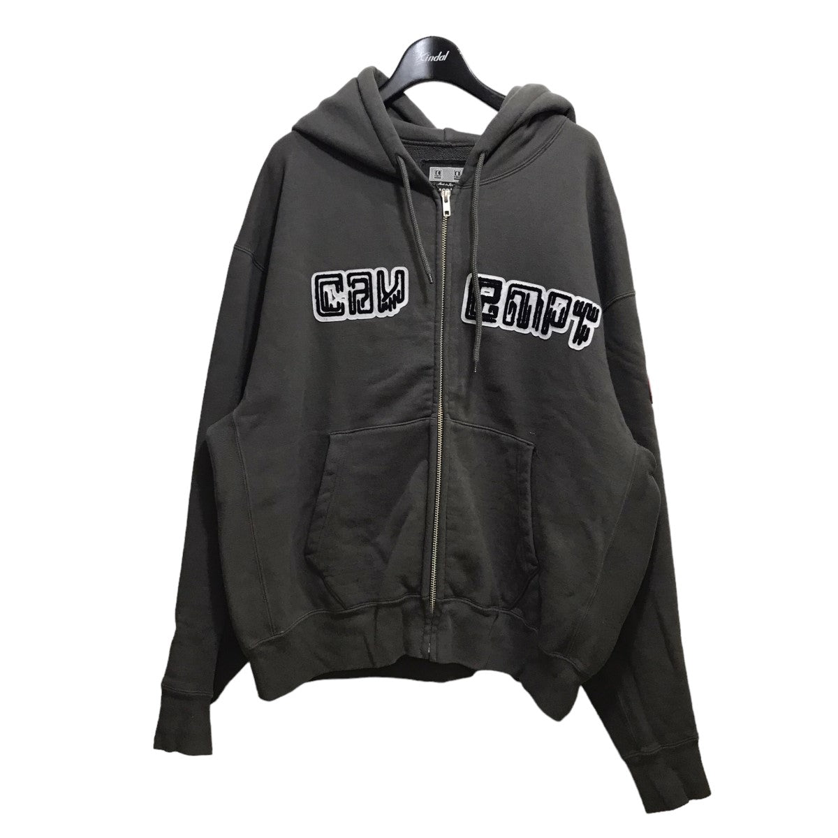 C．E(シーイー) CAV EMPT EMBROIDERY ZIP HOODYジップパーカーCES25CS05 CES25CS05 グレー サイズ  17｜【公式】カインドオルオンライン ブランド古着・中古通販【kindal】