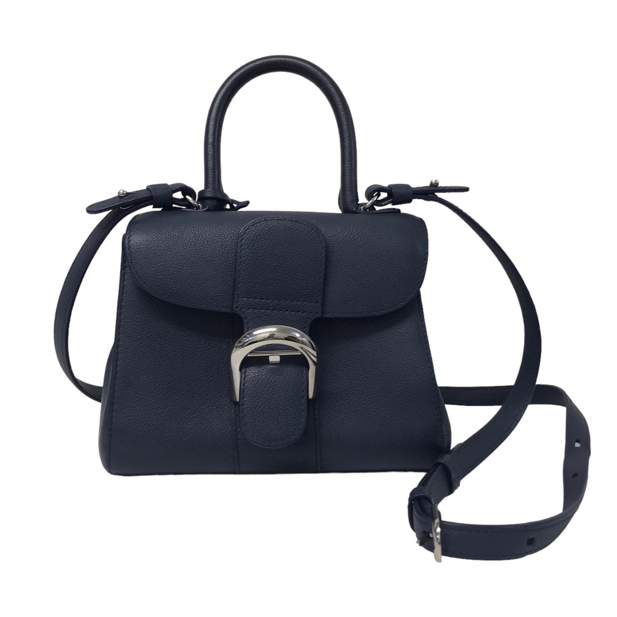 DELVAUX(デルヴォー) ブリヨンミニハンドバッグAA0406AAU049BPA AA0406AAU049BPA ネイビー サイズ  14｜【公式】カインドオルオンライン ブランド古着・中古通販【kindal】