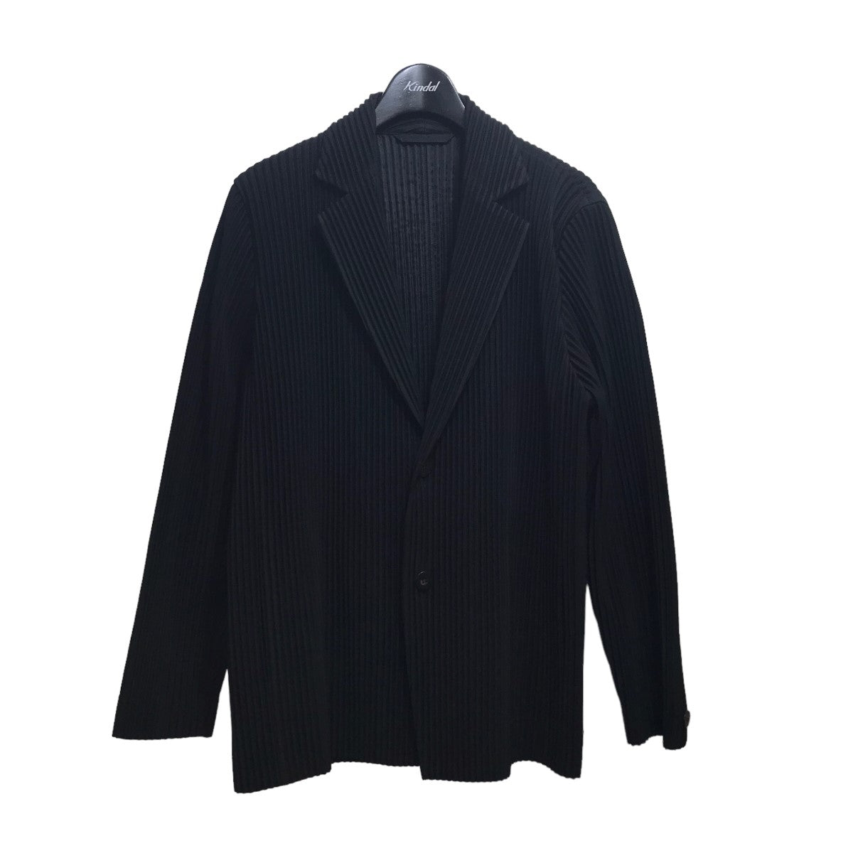 HOMME PLISSE ISSEY MIYAKE(イッセイミヤケオムプリッセ) プリーツテーラードジャケットHP55JD101 HP55JD101  ブラック サイズ 1｜【公式】カインドオルオンライン ブランド古着・中古通販【kindal】